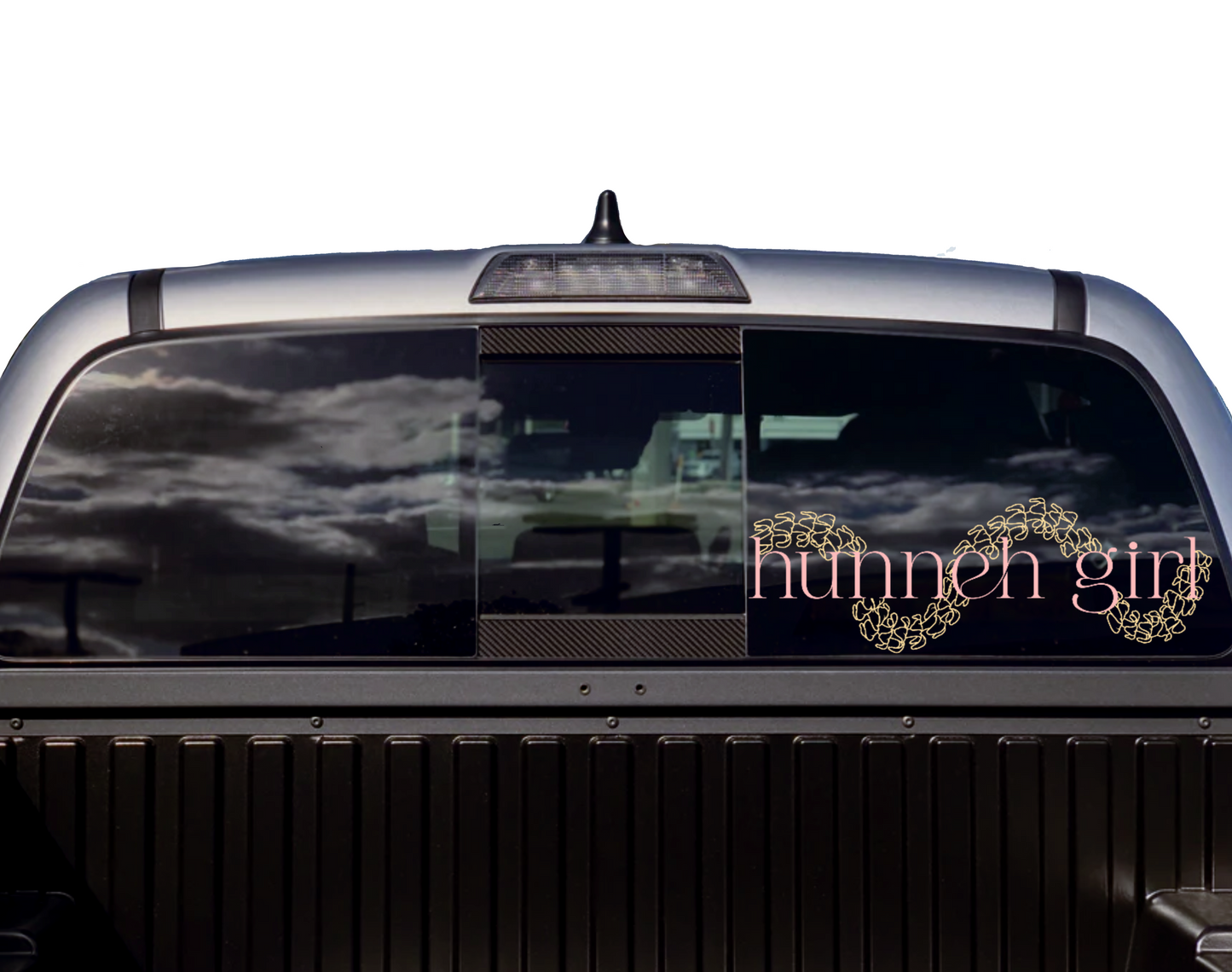Hunneh Girl Puakenikeni Lei Decal