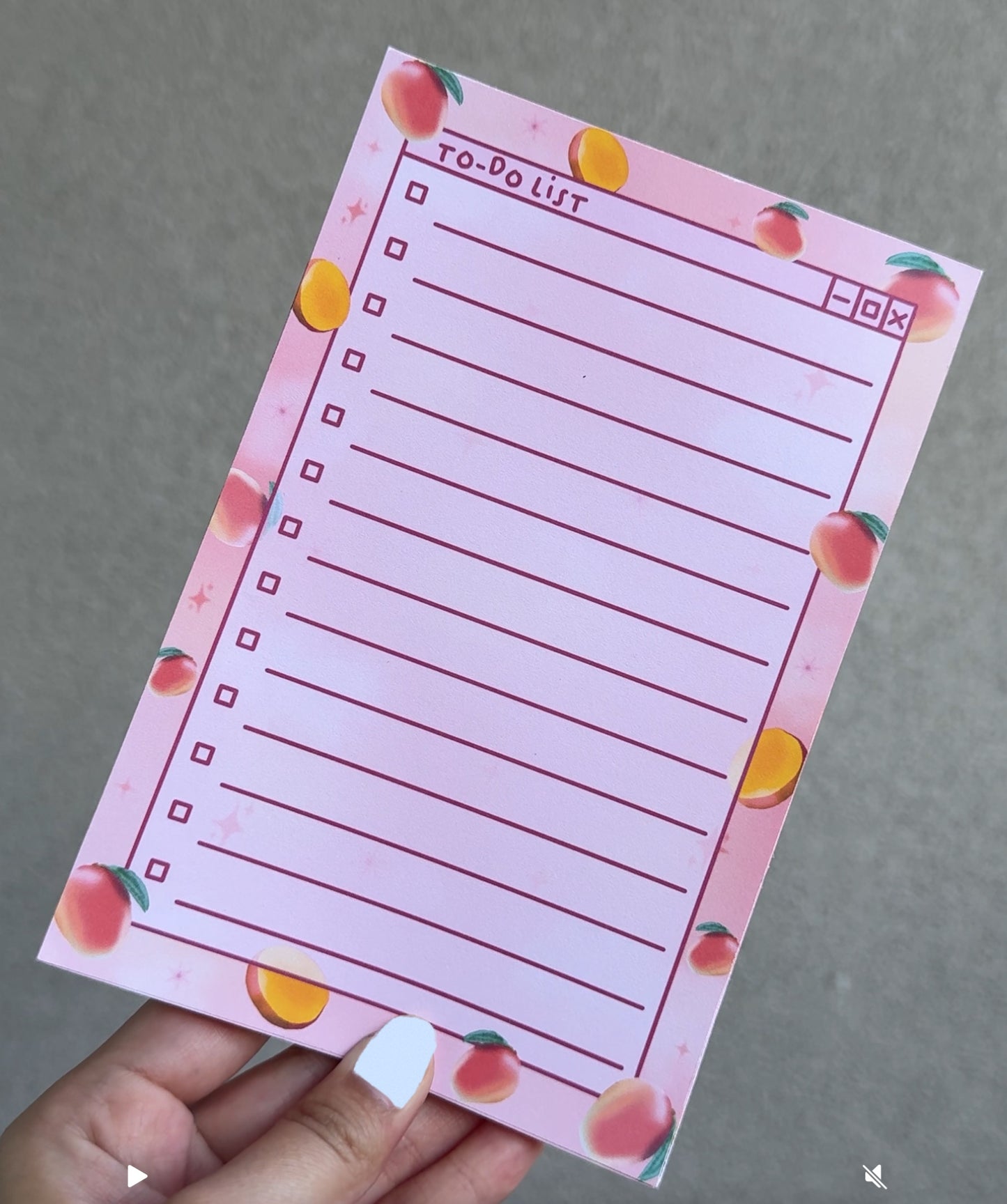 Tropical Fruit To-Do List Notepads – Papaya, Mango, Lilikoi