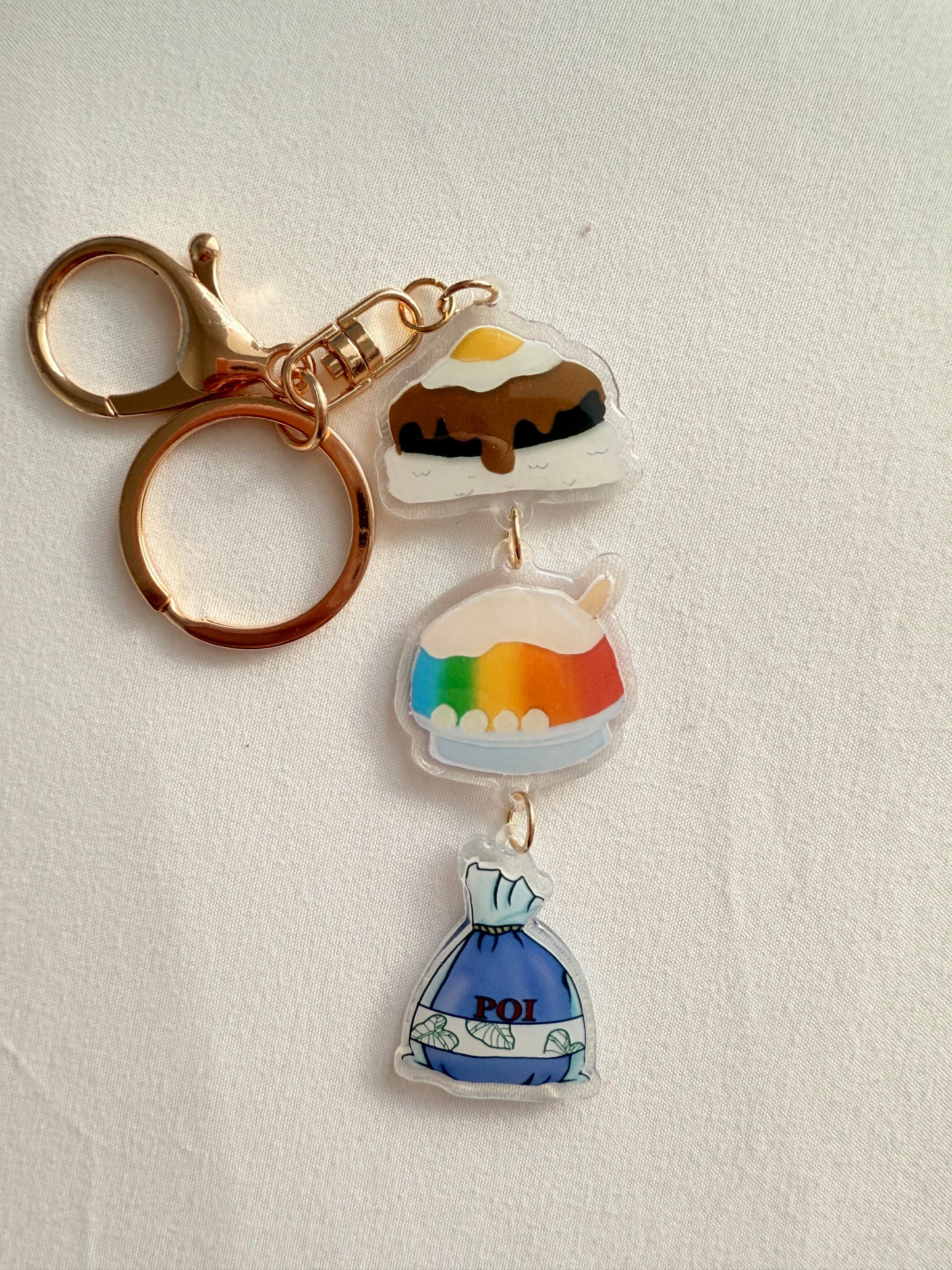 Foods of Hawaii Keychain