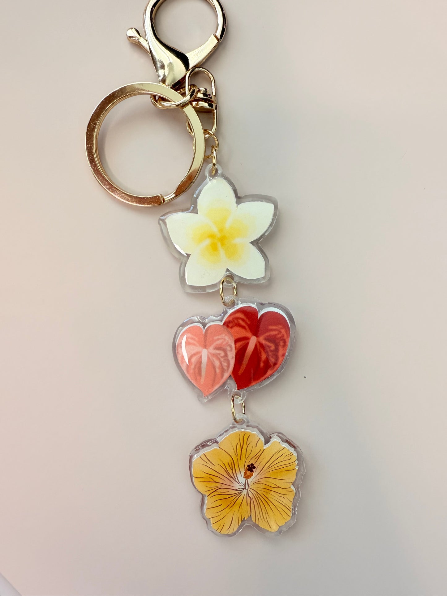 Flowers Of Hawaii Keychain