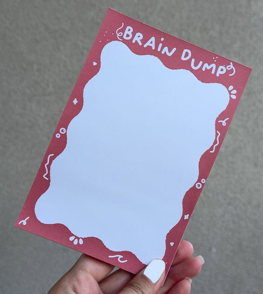 Brain Dump Notepad – 4x6"