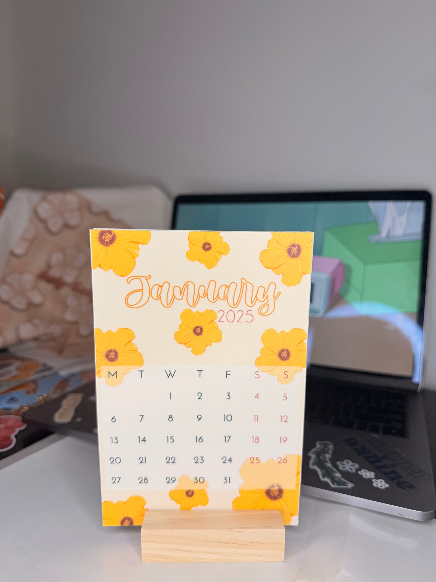 2025 Flowers of Hawaii Desk Calendar